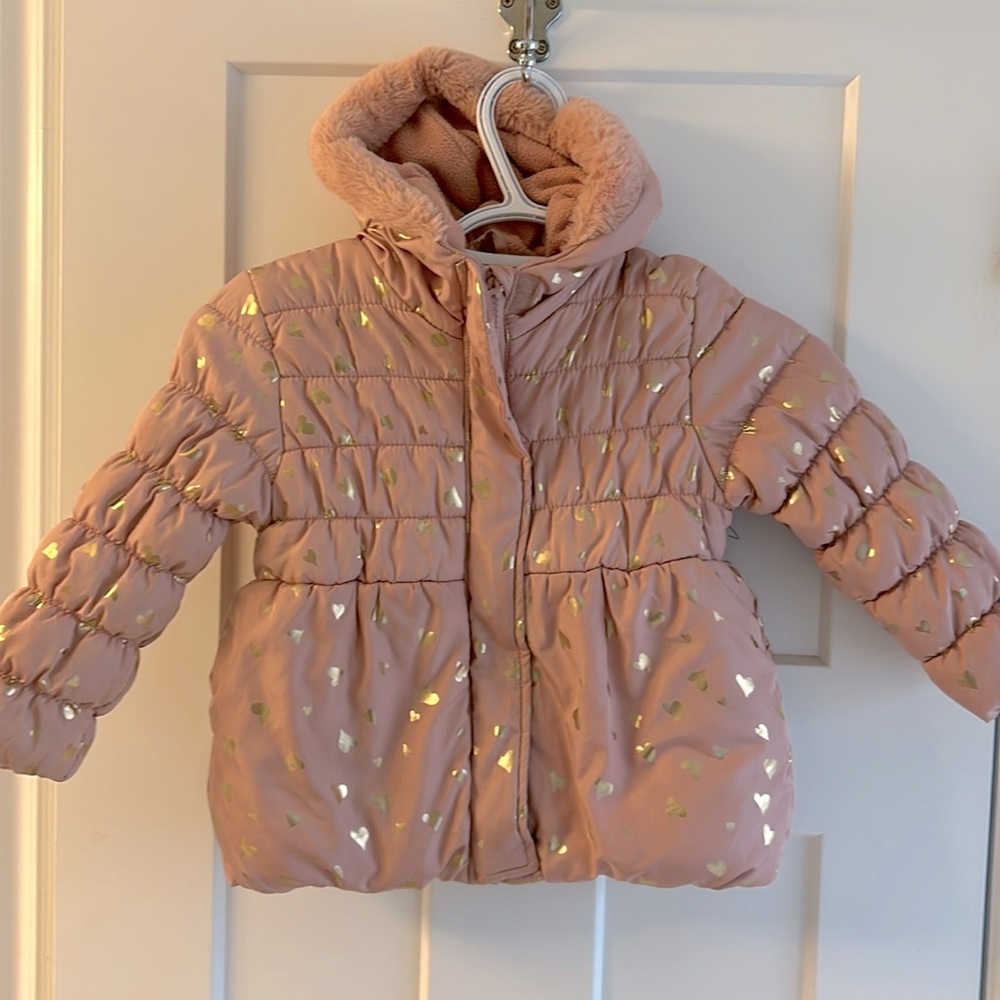 Tahari fleece-lined coat toddler girl 2T